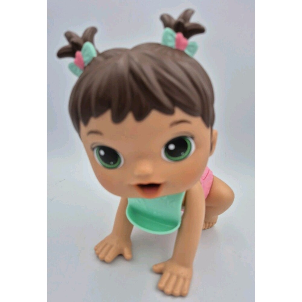 Baby Alive Doll Crawling Caucasian Brunette 2021